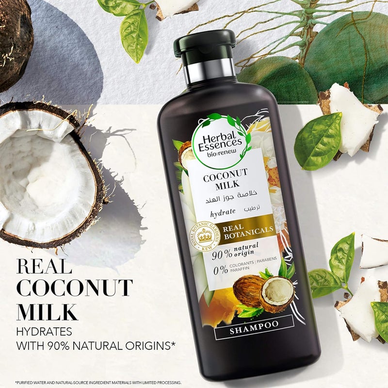 هربل إيسنسز Herbal Essences Bio:Renew, Coconut Milk, Shampoo 400ml + Conditioner 400ml - Image 2